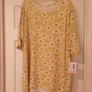 Yellow floral 3x lularoe irma